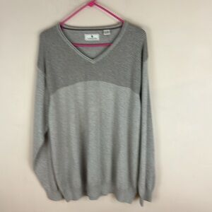 Southern Pines 100% Cotton  V-Neck  Golf  Sweater Size XXL